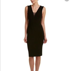 Alice and Olivia black midi dress!!